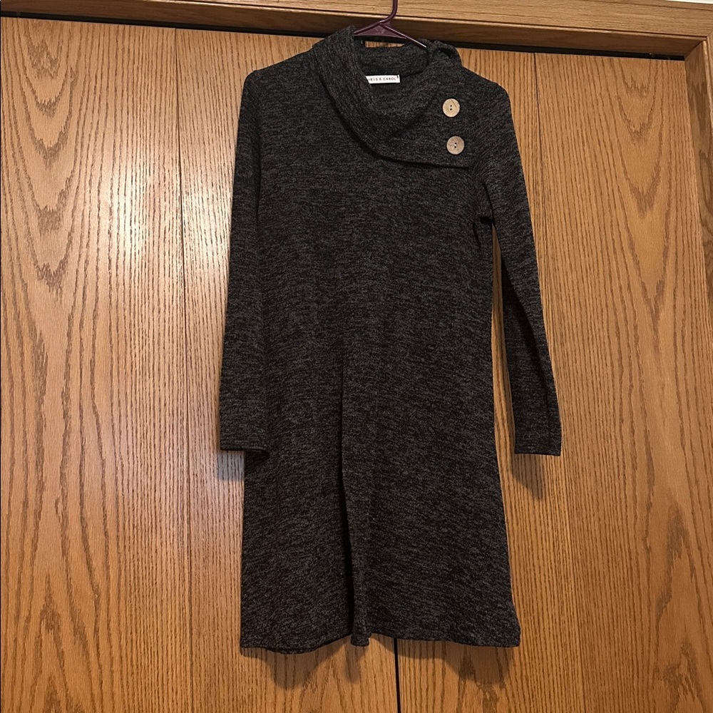 Chris & Carol Dark Gray Knit Top